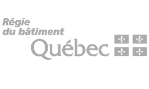 Logo gris RBQ Régie du Bâtiment Québec
